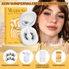 QUEWEL Magnetic Eyelashes, 1 Pair Soft Magnetic Eyelashes, Reusable Magnetic