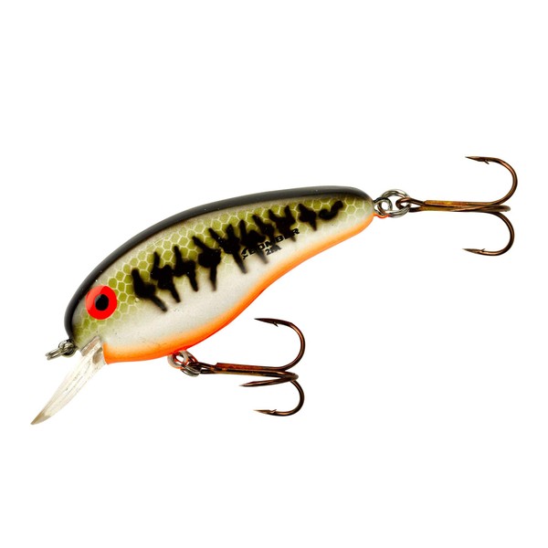 Bomber Flat A Fishing Lure (Baby Bass/ Orange Belly, 2 1/2-Inch, 6.25-cm)