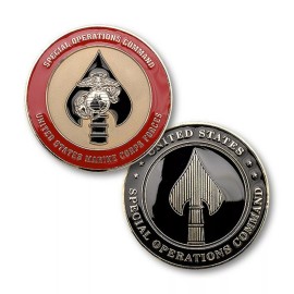 MARINE CORPS SPECIAL OPERATIONS COMMAND MARSOC  1.75" CHALLENGE COIN