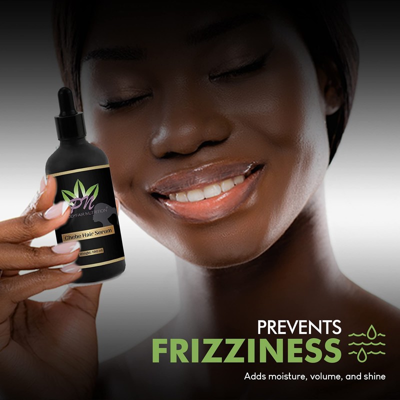 Priddyfair Nutrition Chebe Hair Growth Serum 100ml contains Biotin rich