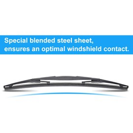 ASLAM - Limpiaparabrisas trasero tipo E 10A para Toyota Rav4 2013-2017, Jeep Compass 2016-2017, ajuste exacto (paquete de 2)