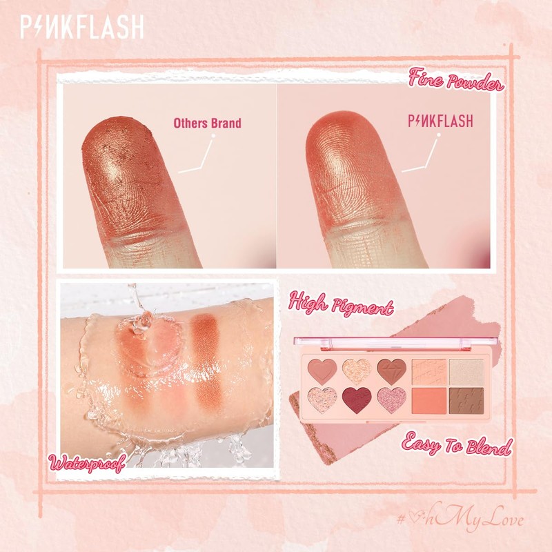 YAYAMIYA Multiple Face Palette Eyeshadow Blush Highlighter Contour 4 in