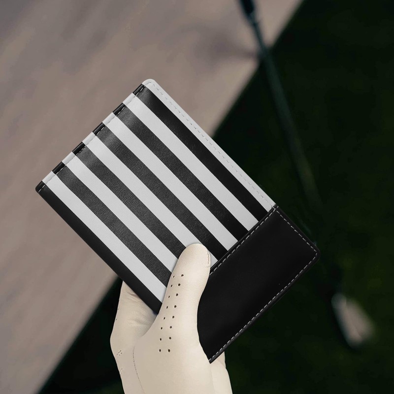LOVMEAD Golf Scorecard Holder 1 Pack of 4 Pencils, Leather