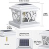 SIEDiNLAR Solar Post Cap Lights Outdoor 4 Modes 40 LEDs