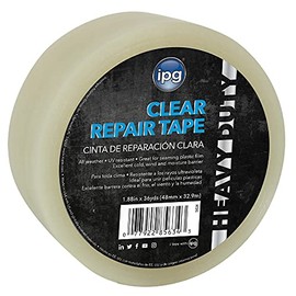 IPG Clear Poly Repair Tape, 1.88" x 36 yd, (Single Roll)