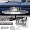 TNSLAND Projection Alarm Clock, Alarm Clock, Radio Alarm Clock with