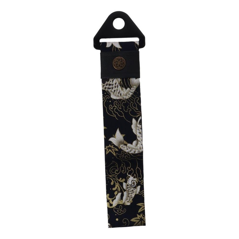 Qicarkey Black Ancient Japan Ancient Elements Tow Strap Carp Tow