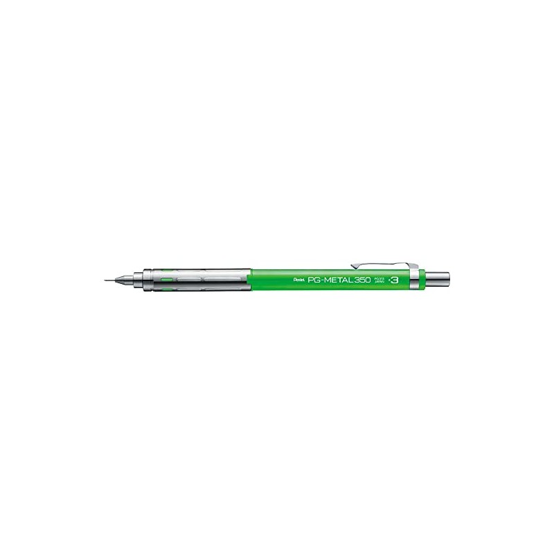 Pentel Mechanical Pencil PG-METAL350 0.3mm PG313-D Green | Drafting Supplies
