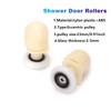 Ruimou 8 Pieces Shower Door Rollers 23mm for Bathroom Bearing