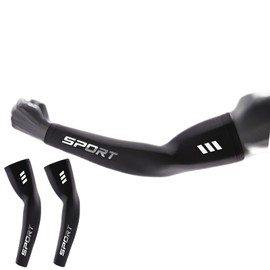 JISON21 Arm Cover, Cold Feeling, Arm Sleeve, Men's, Summer, UV Protection, Reflective Strap, Cool Arm Compression Series, Arm Cover, Sunscreen, Sweat Absorbent, Quick Drying, Anti-Slip, Running