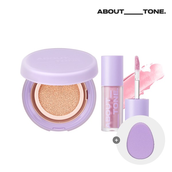 About Tone [Puff Giveaway] About Tone Nothing But Nude Cushion + Fluffy Air Blusher, AT.03 Natural (Cushion) AT.03 Natural (Cushion) _AT.01 Bebe Coral AT.01 Bebe Coral_AT.Soft PuffAT.Soft Puff