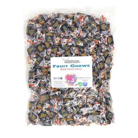 Black Cherry Flavor Fruit Chews, 2 Pounds Bulk