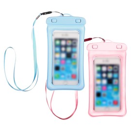 QEXUJOW Scatole impermeabili da immersione,Custodia protettiva impermeabile in 2 pezzi, borsa impermeabile universale, impermeabile IPX8, borsa impermeabile per smartphone