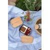 LÄSSIG Children's Lunch Box Stainless Steel and Bamboo Breakfast Box