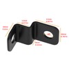 YINETTECH 2pcs M8 Mini Motorcycle Turn Signal Indicators Lights Bracket
