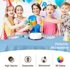 Party Solids 6-Pack Premium Plastic Tablecloth 84in. Round Plastic Table