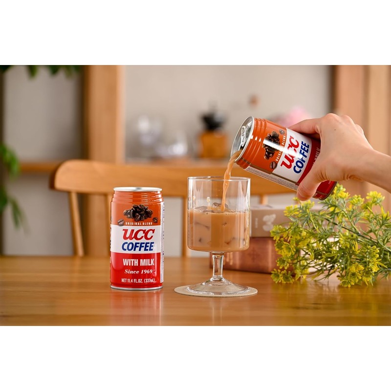 UCC Original Blend Coffee With Milk, Ready To Drink Coffee,