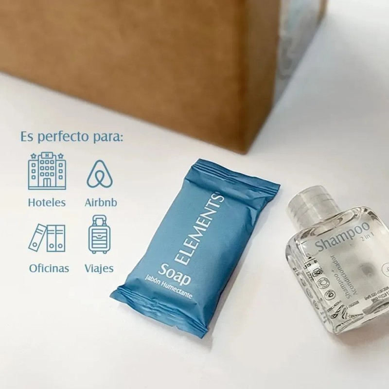 Kit Amenidades Hoteleras Jypesa Elements 216 Piezas Shampoo 2 En