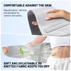AUTOSAGE Heavy-Duty Adjustable Back Brace-Size XL(Belly 45.3-53.1 in), Features Removable