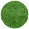 Supvox Artificial Grass Placemats, Round Artificial Grass Mat, Artificial Grass