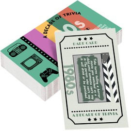 VIBNRIX 80s Nostalgia Scratch-Off Challenge Cards – 30 Fun Challenges for Adults & Kids – 32 Scratch-Off Cards