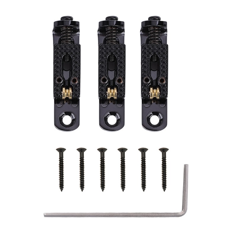 3 PCS Single Roller String Bridge 3cm for Guitar Musical