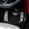 ANFOKAS 3pcs Compatible with MINI Cooper Accessories Sporty Anti-Slip Aluminum
