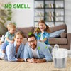 4 gallon biodegradable small trash bags - white bathroom garbage
