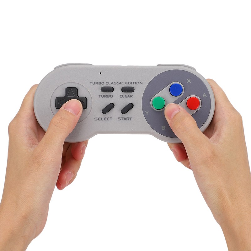 Game Handle for NES/Wii/SNES Classic Mini Controller 2.4G Wireless USB