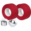 Velox Tressostar 90 Cotton Handlebar Tape, One Size, Flame Red