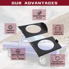 KUAFU Behind Seat Speaker Brackets Squarebody Replacement Compatible with 1973