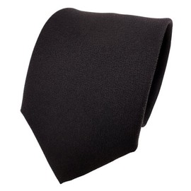 Chic Designer Tie Black Plain Tie Tie Tie, black