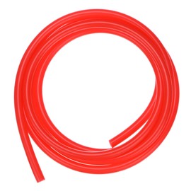 M METERXITY Silicone Tubing, 1/8"(3mm) ID x 1/4"(6mm) OD Silicone Rubber Vacuum Tube, 5ft(1.5 M) High Temp Water Air Hose Pipe for Pump/Liquid Transfer/Home Brewing/Winemaking [Red]