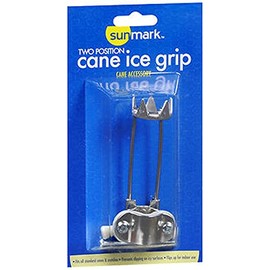 Sunmark Two Position Cane Tip With Ice Grip - 1 Each