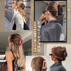 IOLOYU Hair Clip, Large, Women's, Hair Ornament, Non-slip, Soft Resin,