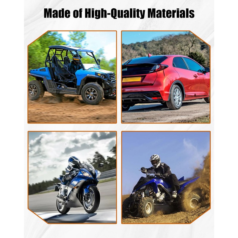 10 Micron Inline Fuel Filter with 1/2" 3/8" 5/16" Barb