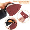 VFINE 30pcs 140mm 40 Grit Alumina Coarse Mouse Sander Sandpaper
