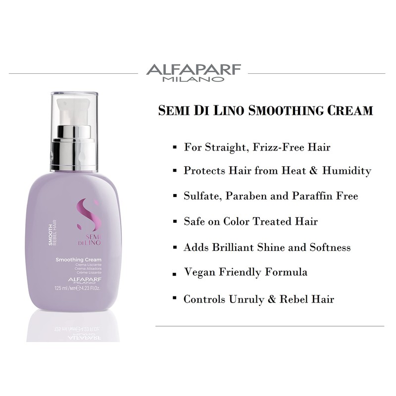 Semi de lino Smooth Rebel Hair Straightening Cream 125 ml