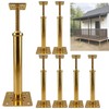 6 PCS House Floor Jacks Post Pole for Leveling, 12"