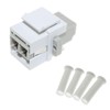 Lind Kitchen Snap-On LC UPC Duplex Fiber Optic Keystone Coupler
