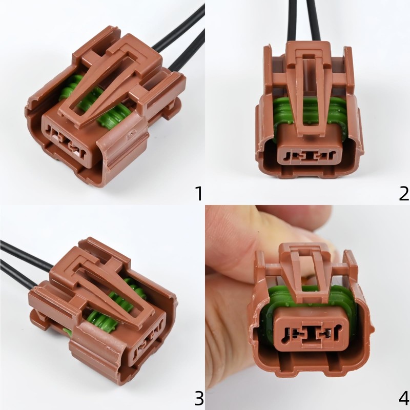 2PCS Front Fog Light Connector Harness fit for Jeep Wrangler