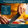 Home Hero 2 Pcs Santoku Knife with Sheath - High