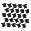 BIUDECO 50pcs Round Plastic Tubing Plugs End Caps for Chair