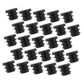 BIUDECO 50pcs Round Plastic Tubing Plugs End Caps for Chair Legs Fence Posts Furniture Protective Covers 4 Sizes