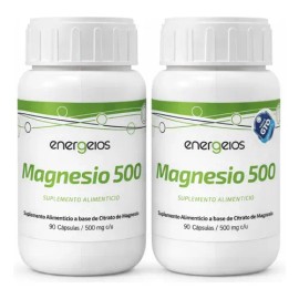 Vitaminas Citrato De Magnesio 90 Caps Pomo 45g Son 2 Botes                                                                                            