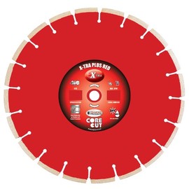 Diamond Products Core Cut Diamond Products 66306 X-Tra Plus Red Segmented High Speed Ultimate Diamond Blade 12 X .125 X Unv