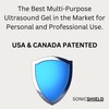 SonicShield Ultrasound Gel. High Viscosity. Premium Multi-Purpose Gel for Ultrasound