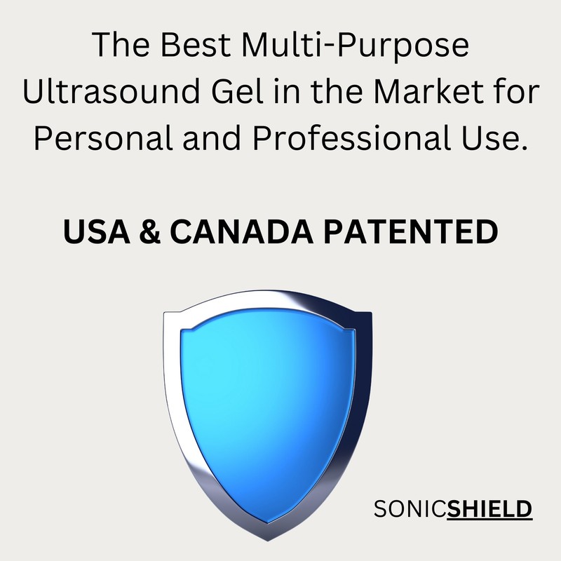 SonicShield Ultrasound Gel. High Viscosity. Premium Multi-Purpose Gel for Ultrasound