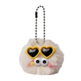 Wigo Mini Sunglasses, Monster Nuigurumi, Key Holder, Women's, white