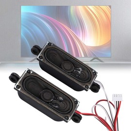2pcs 4 Ohm 5W TV Box Speaker Speaker Sound Amplifier Unit with 40 cm Connection Cable for LCD TV / Advertising Machine